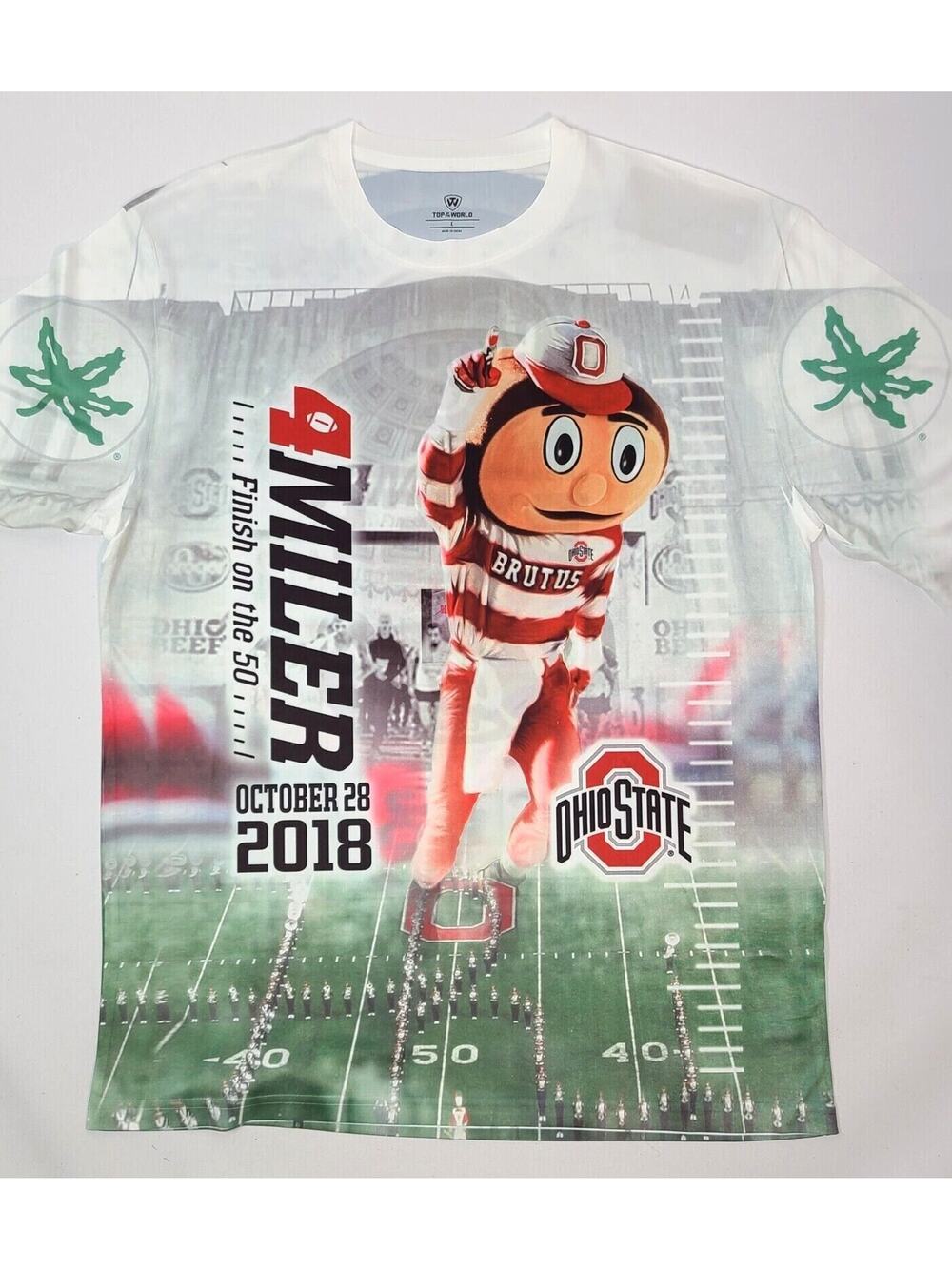 Top of the World Ohio State Buckeyes Men's LS Large October 28 2018 Graphic Tee